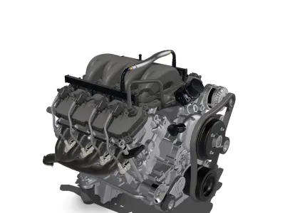 Godzilla V8 Engine OEM spec 3D print model