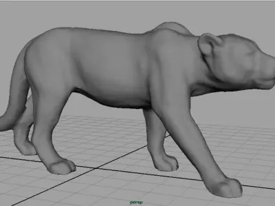JAGUAR cheetah 3D model