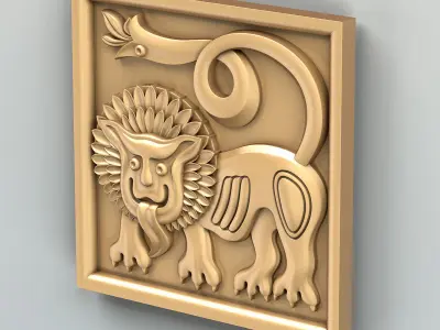 Square rosette 021 3D model