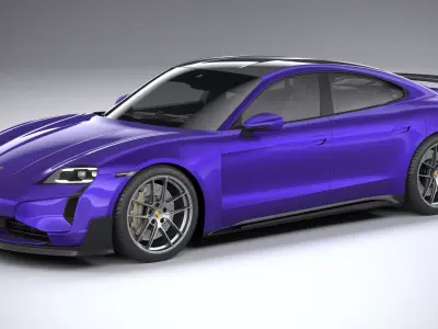 Porsche Taycan Turbo GT 2025 3D model