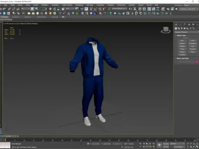 Male Sport 2 Low-poly 3D model