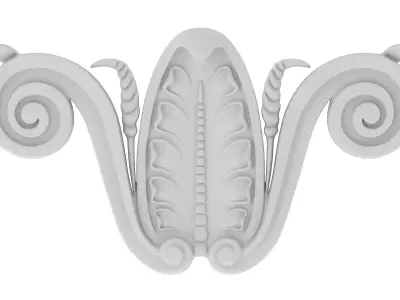 Cartouche Ornament 025 3D model