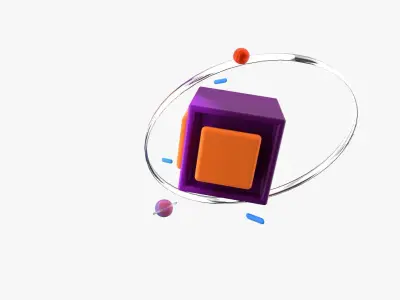 3 D Cube 3D model