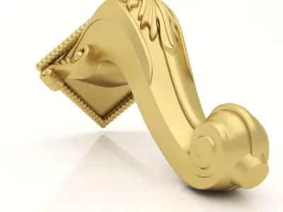 Cnc Furniture Leg 2 3D model