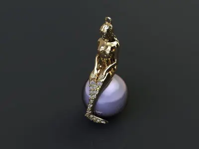 Mermaid 3D print model