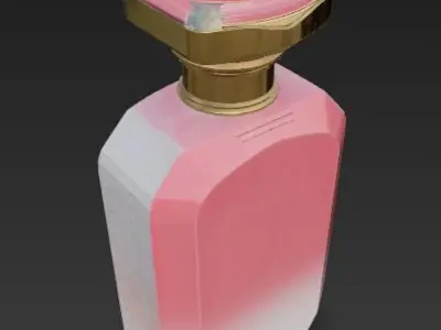 Exquisite Luxurious Perfume Bottle 3D Model Enhance Your Designs 3D model