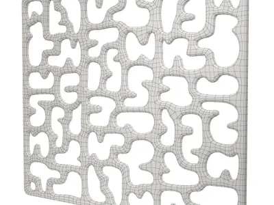 Casey johnson studio figura Screen Wall 3D model