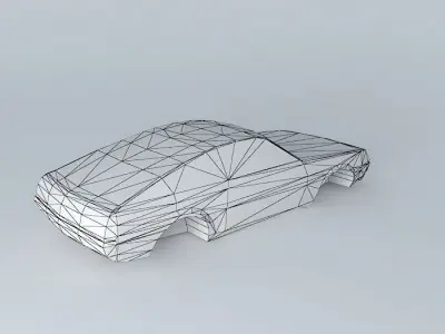 Classic Sportscar Template Free 3D model