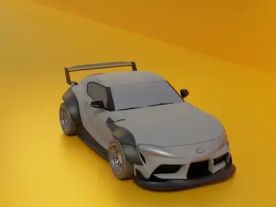 TOYOTA SUPRA BODY KIT 3X OFFSETS - 11SEPT-02 3D print model