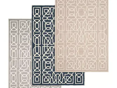 Rug Set 2318 3D model