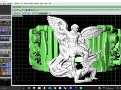San miguel ring 3D print model