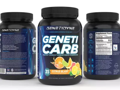 Protein Powder 3D model 153