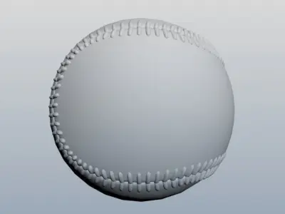 baseball ball 3D model