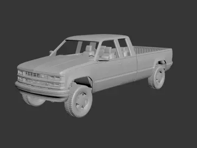 Chevrolet C-K 4th Gen Extended Cab  3D print model