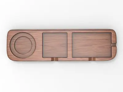 Buh Desk Organizer Low-poly 3D model