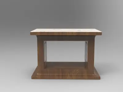 Pio Side Table Low-poly 3D model
