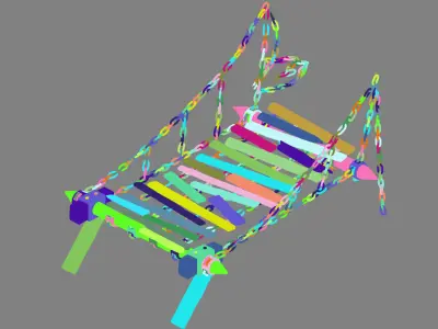 Game Underground Palace Entrance - Iron Bridge 3D model