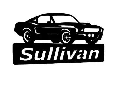 Sullivan Car Icon Wall Decor 3D print model