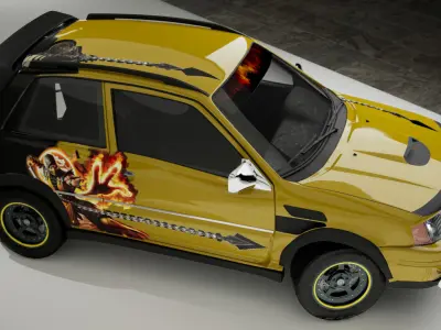 Toyota Starlet Custom 3D model