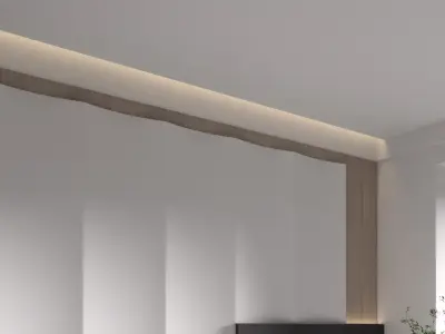 Modern room living 3D model