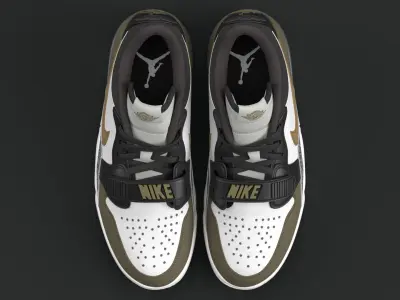 Air Jordan Legacy 312 Low Medium Olive  3D model
