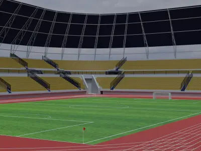 Olympic Stadium Low-poly 3D model purchase