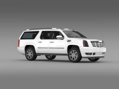 Cadillac Escalade ESV 2010 3D model