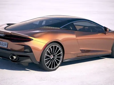 McLaren GT 2020 3D model get