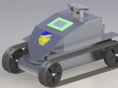 Robot Explorer V2 Free 3D model