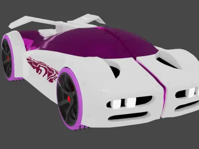 Hotwheels Iridium 3D model