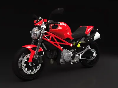 2010 - Ducati Monster 696 3D model