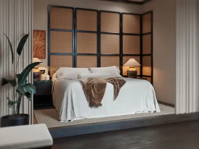  hotel bedroom interior 06 3D model
