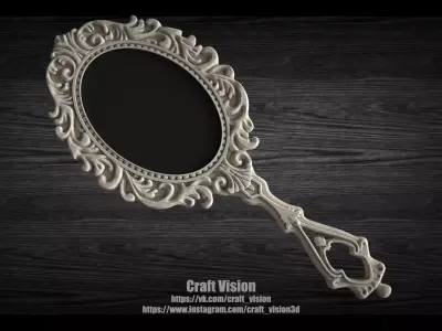 Mirror ornate 3D print model