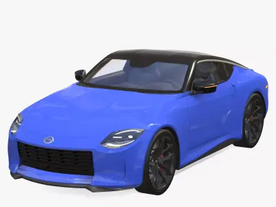 Nissan Z Low-poly 3D model