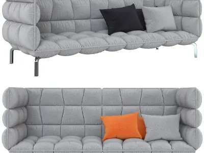 B B ITALIA HUSK SOFA 3d model Low-poly 3D model