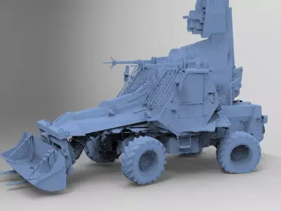 Space Truck 4  3D model