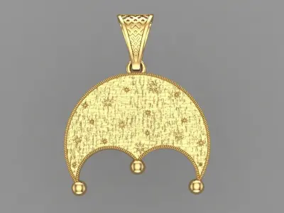 Pendant Three Of Life P 0014 3D print model