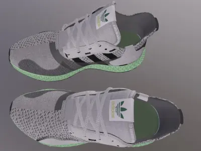 ADIDAS FUTURECRAFT SHOES PBR Low-poly 3D model