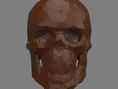 Abstract skull 3D print model