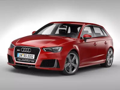 Audi RS3 Sportback 2016 3D model