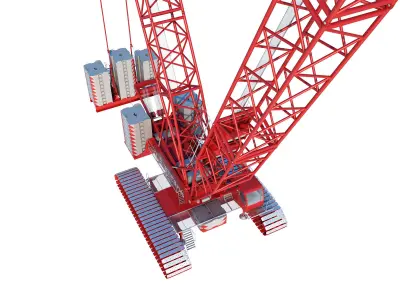 CRAWLER MINING CRANE  3D model