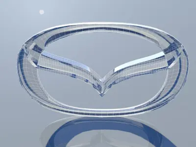Mazda Emblem 3D model