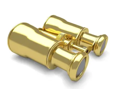 Opera Gold Glasses 3D model