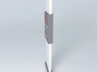 2 World Trade Center plaza sign-old Free 3D model