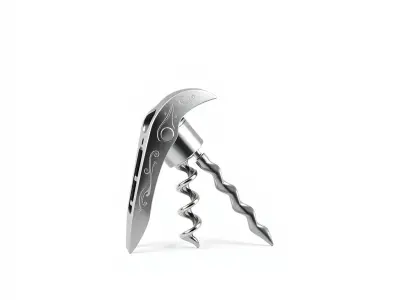 Decorative Corkscrew Model Pack Low-poly 3D model