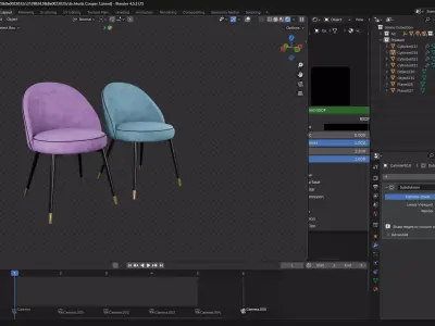 chair 01 3D model