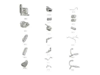 Engine of motorcycle Ural 12 scale 3D print model