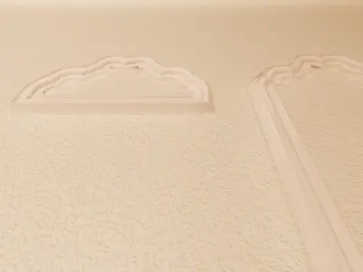 Wall panel molding 3 pieces LS design  3D model