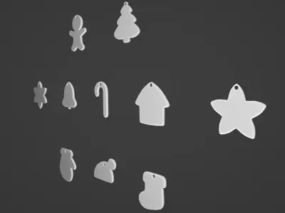 Christmas Cookie  3D print model