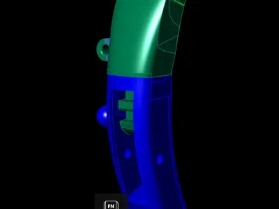 Bracelet jewellery 3d wax resine projet model 3D 8 3D print model